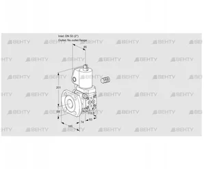 VAS350/-F/NWGL (88009126) Газовый клапан Kromschroder