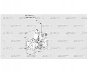 VAS350F/NW (88033693) Газовый клапан Kromschroder