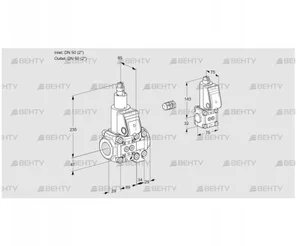 VAS2E50R/50R05LVWR/PP/BS (88104194) Газовый клапан Kromschroder