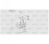 VCH2E40R/40R05NHEWSR3/PPPP/PPPP (88107361) Клапан с регулятором расхода Kromschroder